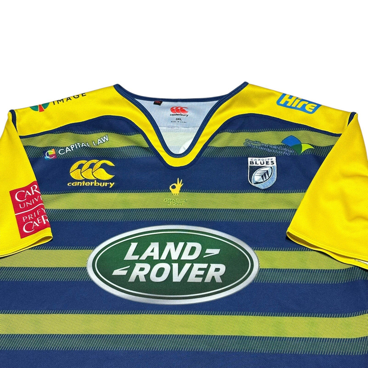 Cardiff Blues Rugby European Shirt 2017/2018 Canterbury 3XL Jersey Top