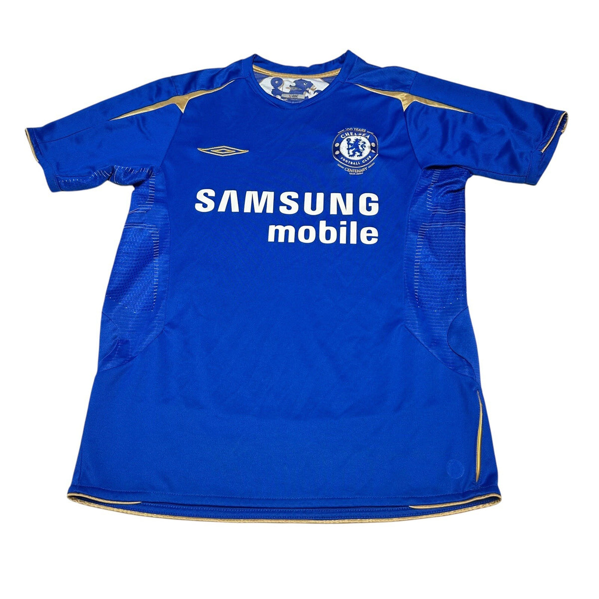 CHELSEA 2005/06 Centenary Home Football Shirt SMALL UMBRO ORIGINAL Vintage