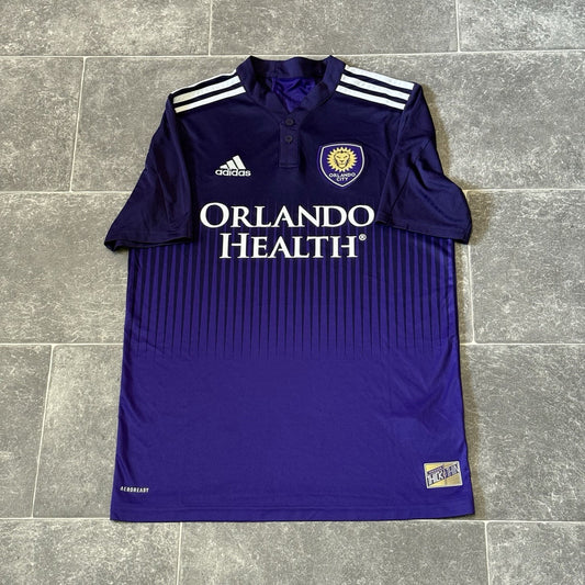 Orlando City FC Home Shirt 21/22 Adidas Kit Youth XL 15-16 Years Football Jersey