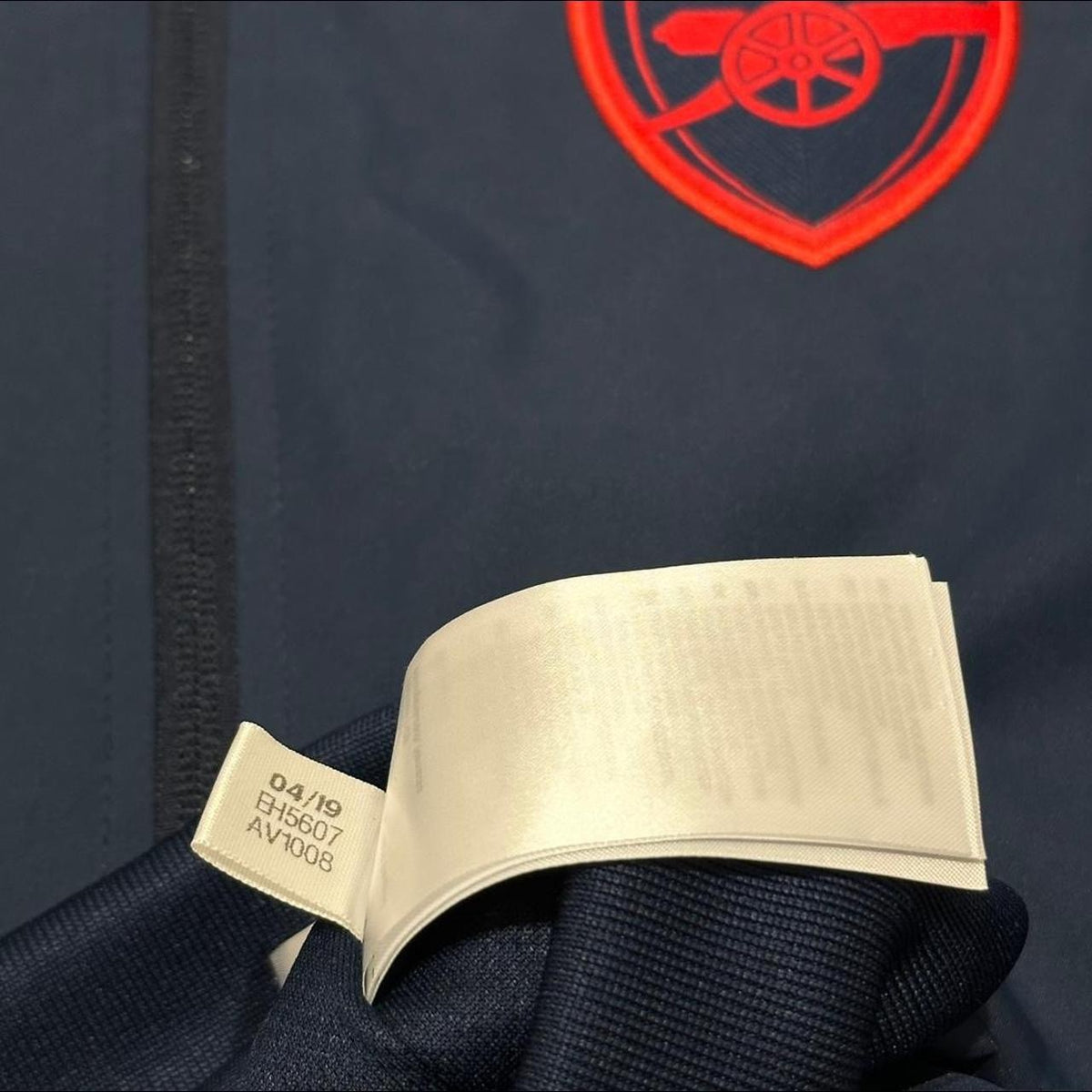 Arsenal 2019-2020 Adidas Anthem Jacket Navy/Red Size XS/S