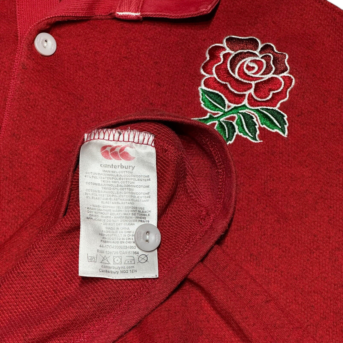 ENGLAND RUGBY UNION SHIRT JERSEY CANTERBURY SIZE LARGE LONGSLEEVE