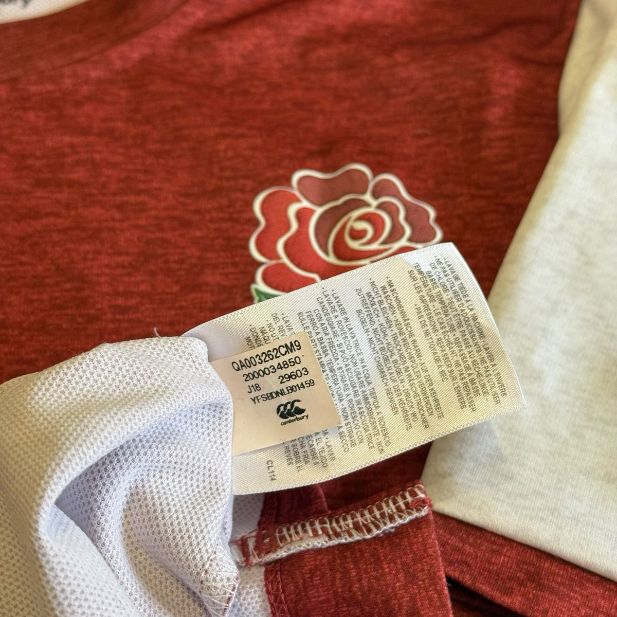 England Rugby Union Shirt Canterbury Training Jersey Size Small S