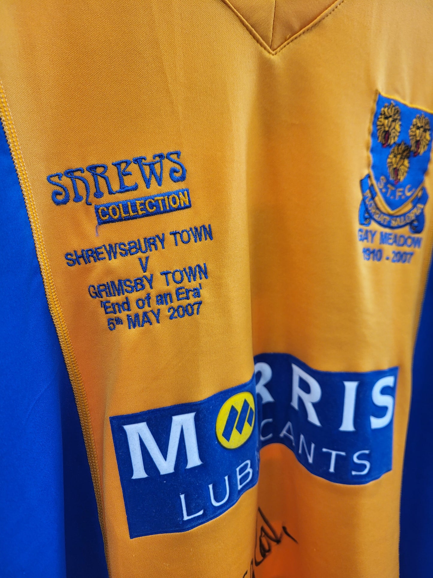 Special Raffle 'End of an Era' Shrewsbury Town Match Shirt- Andy Cooke