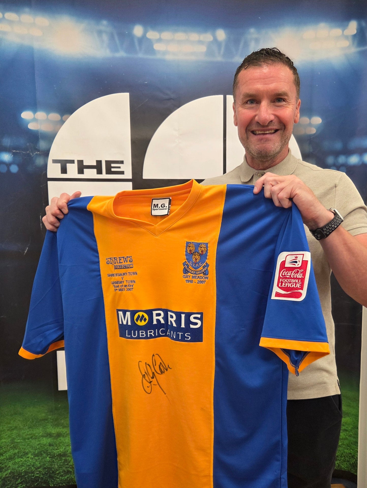 Special Raffle 'End of an Era' Shrewsbury Town Match Shirt- Andy Cooke