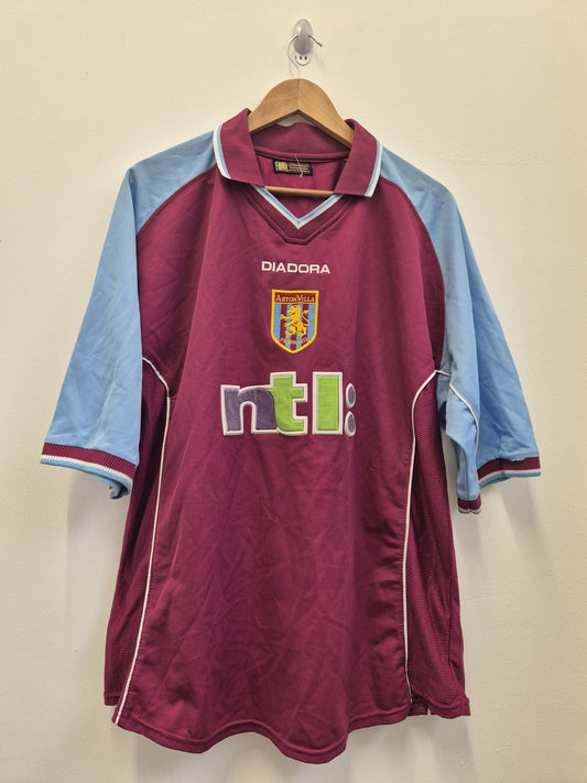 Aston Villa 2000/2001 Home Shirt Medium