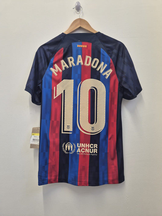 Barcelona 2022/23 'Maradona' Home Shirt Small