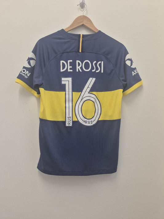 Boca Juniors 'De Rossi 16' 2019 Home Shirt Small
