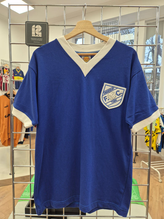 Shrewsbury Town Retro Shirt Re-issue Blue Small