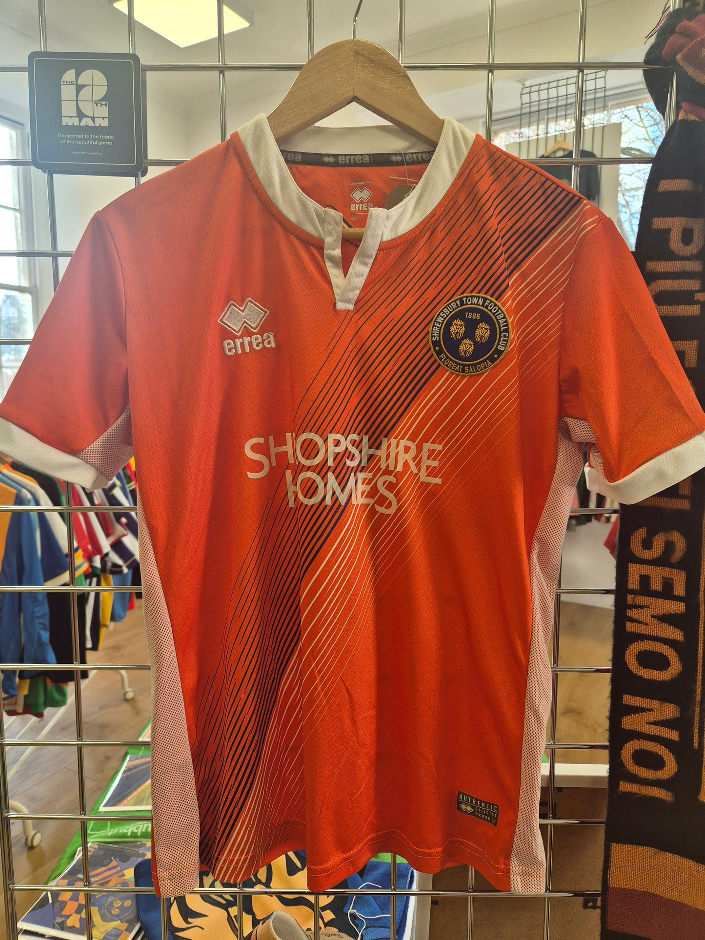 Shrewsbury Town 2018/19 Away Shirt Small