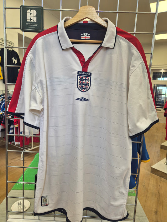 England 2004 Reversible Home Shirt XL