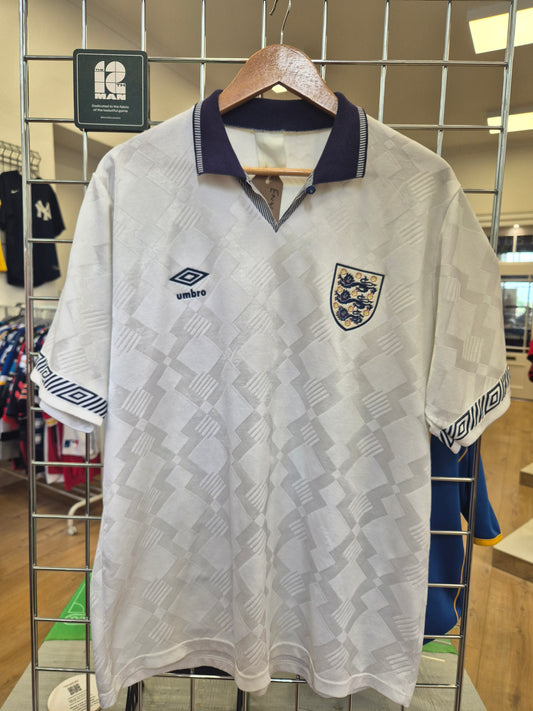 England 1990 Home Shirt Large
