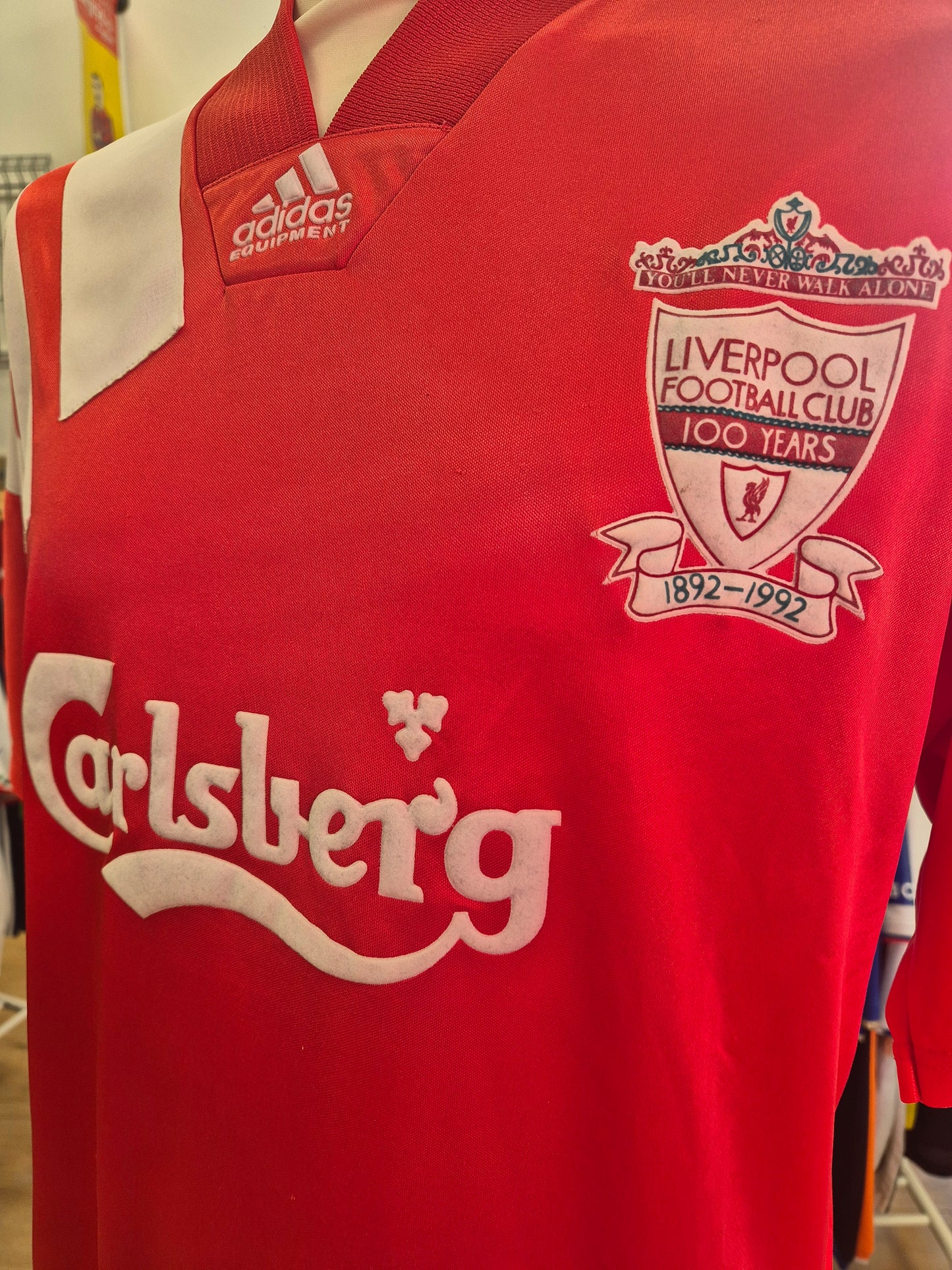 Liverpool 1992/93 Home Shirt Large