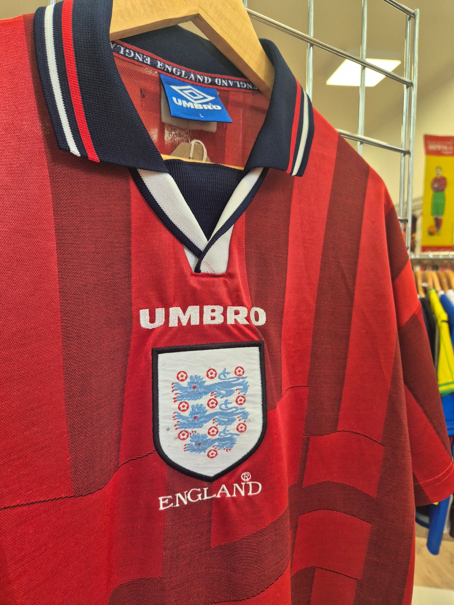 England 1998 Away Shirt Large
