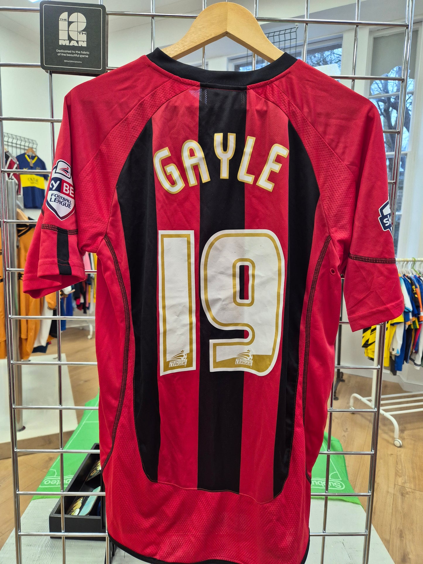 Shrewsbury Town 2014/15 'Gayle' Match-worn Away Shirt Medium