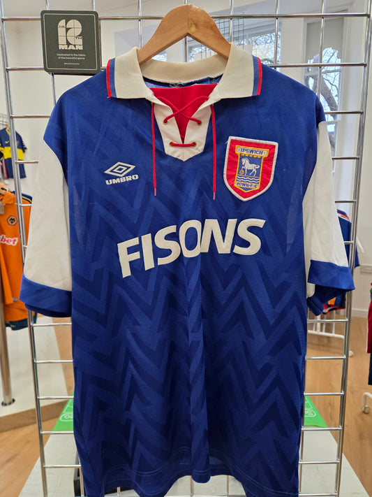 Ipswich Town 1992/94 Home Shirt XL