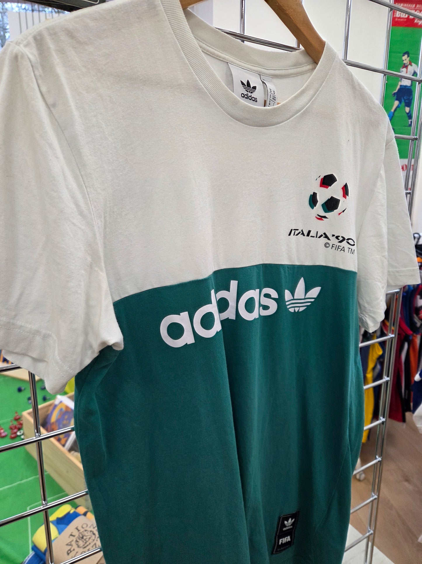 Adidas Italia 90 Reissue T Shirt Medium