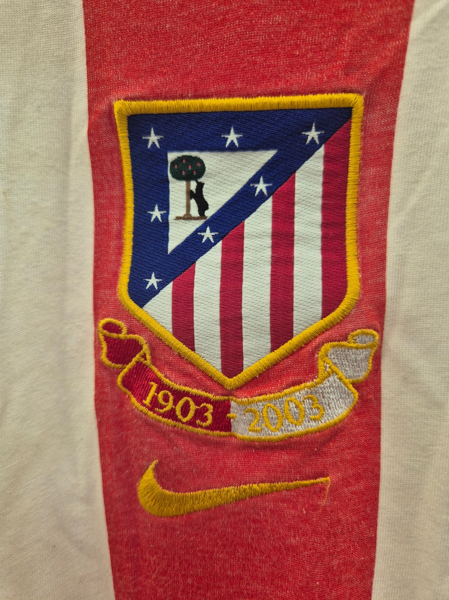 Atletico Madrid 2003/04 Home Shirt Small
