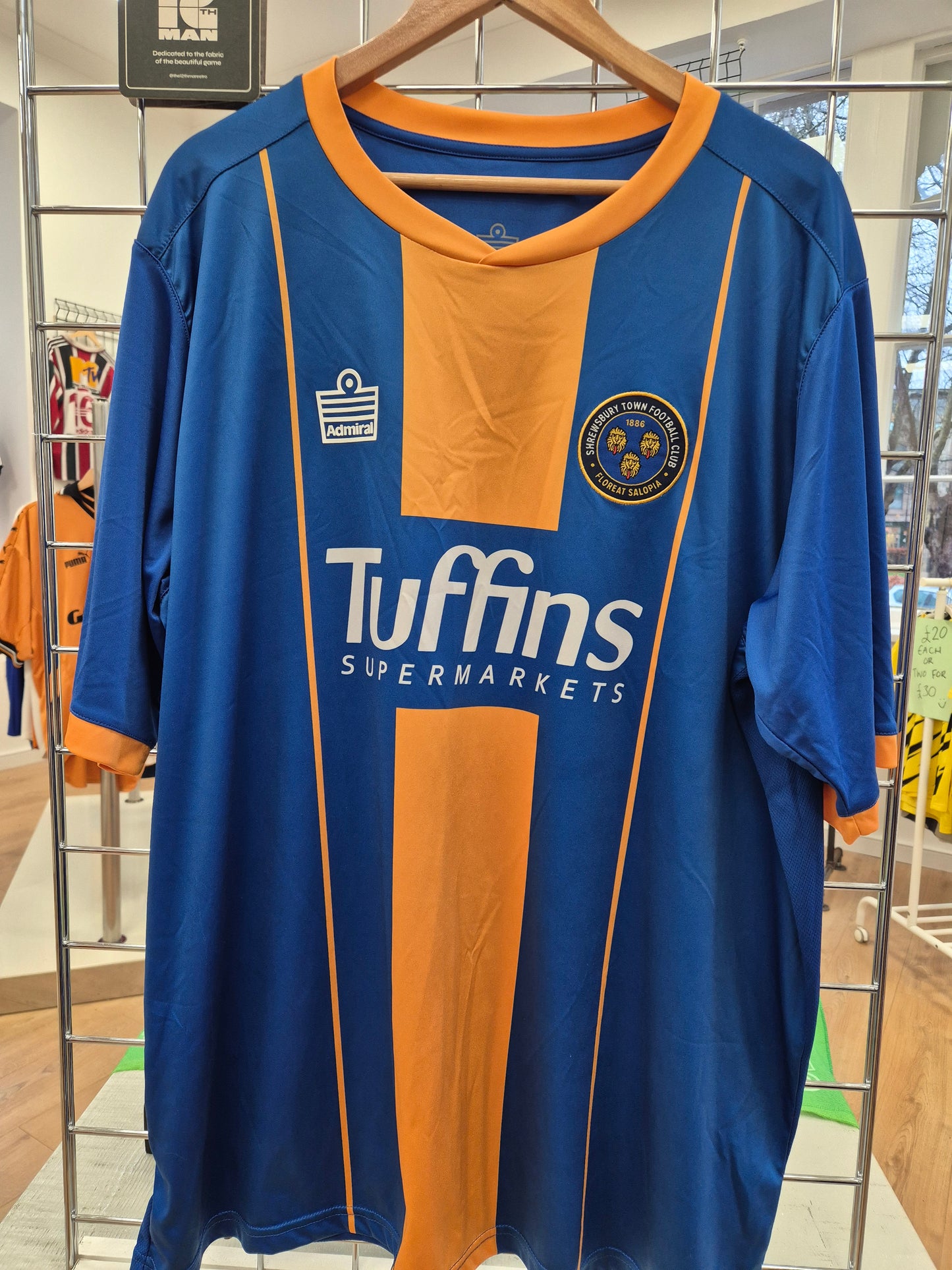 Shrewsbury Town 2019/20 Home Shirt 4XL