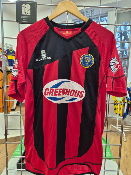 Shrewsbury Town 2014/15 'Gayle' Match-worn Away Shirt Medium