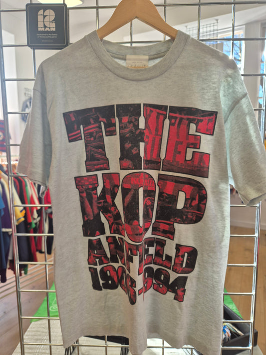 Liverpool 1990s Kop Adidas t-shirt Medium