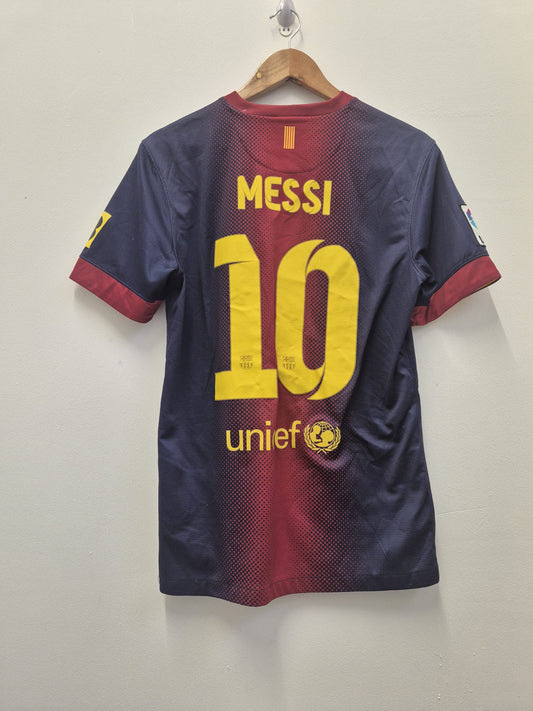 Barcelona 2012/13 'Messi 10' Home Shirt Small