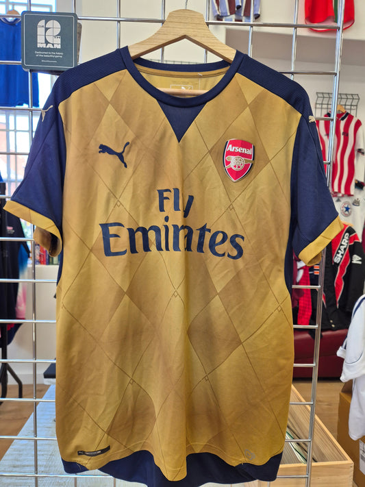 Arsenal 2015/16 Away Shirt Large