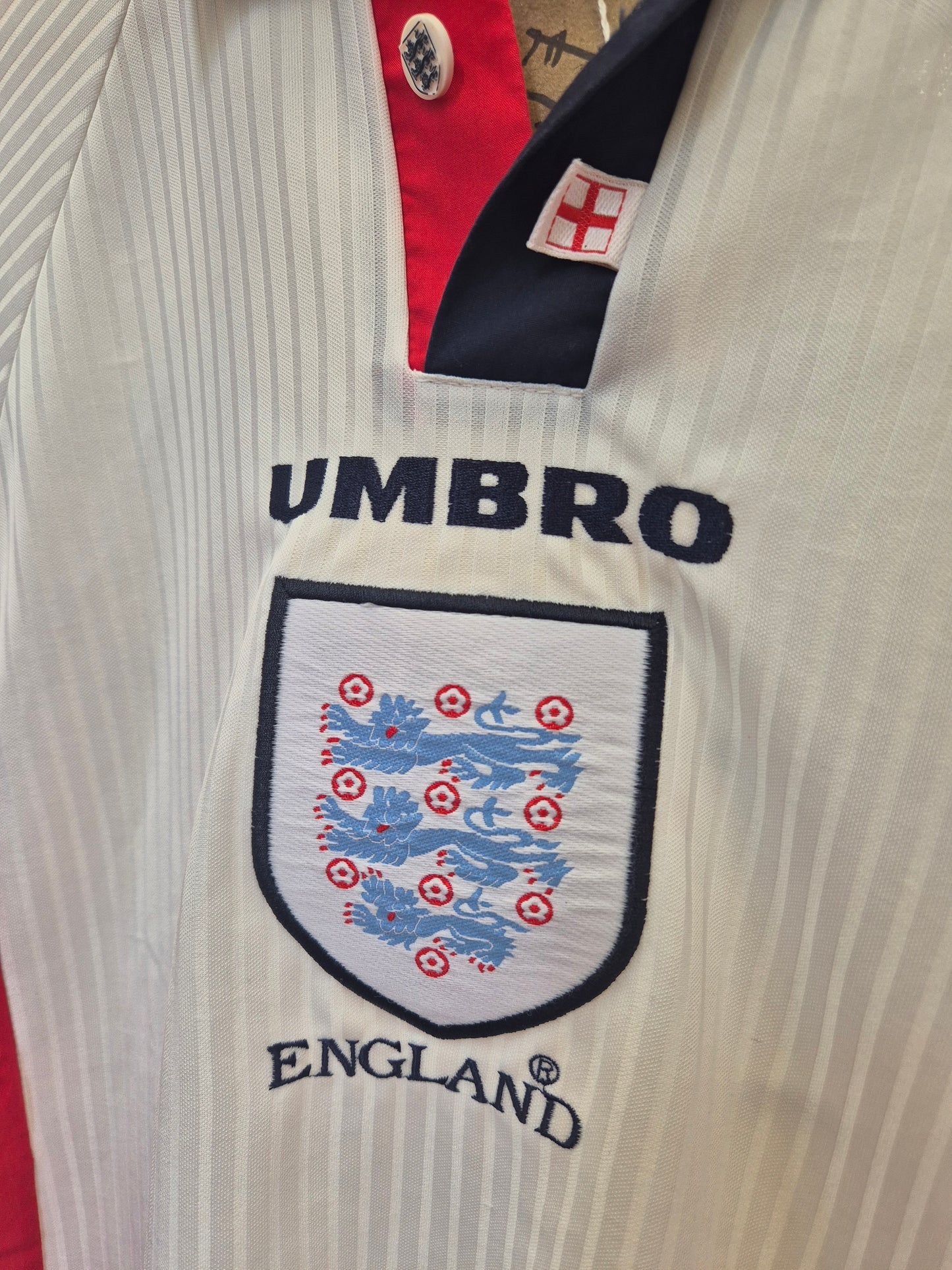 England 1998 Home Shirt Large