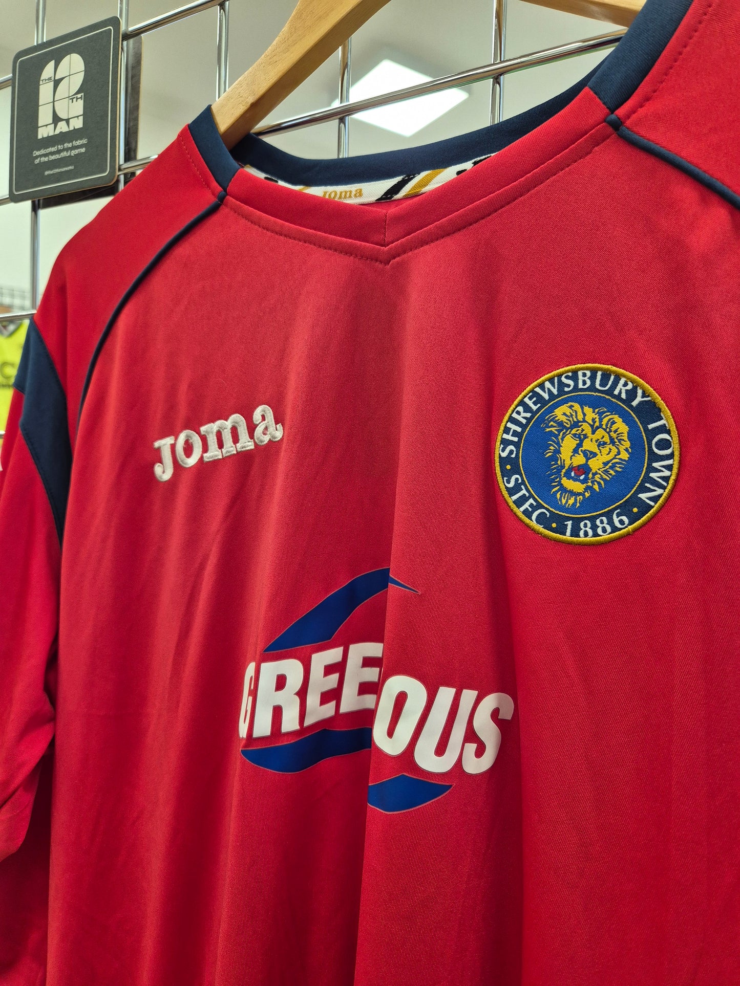 Shrewsbury Town 2010/11 Away Long Sleeve Shirt L