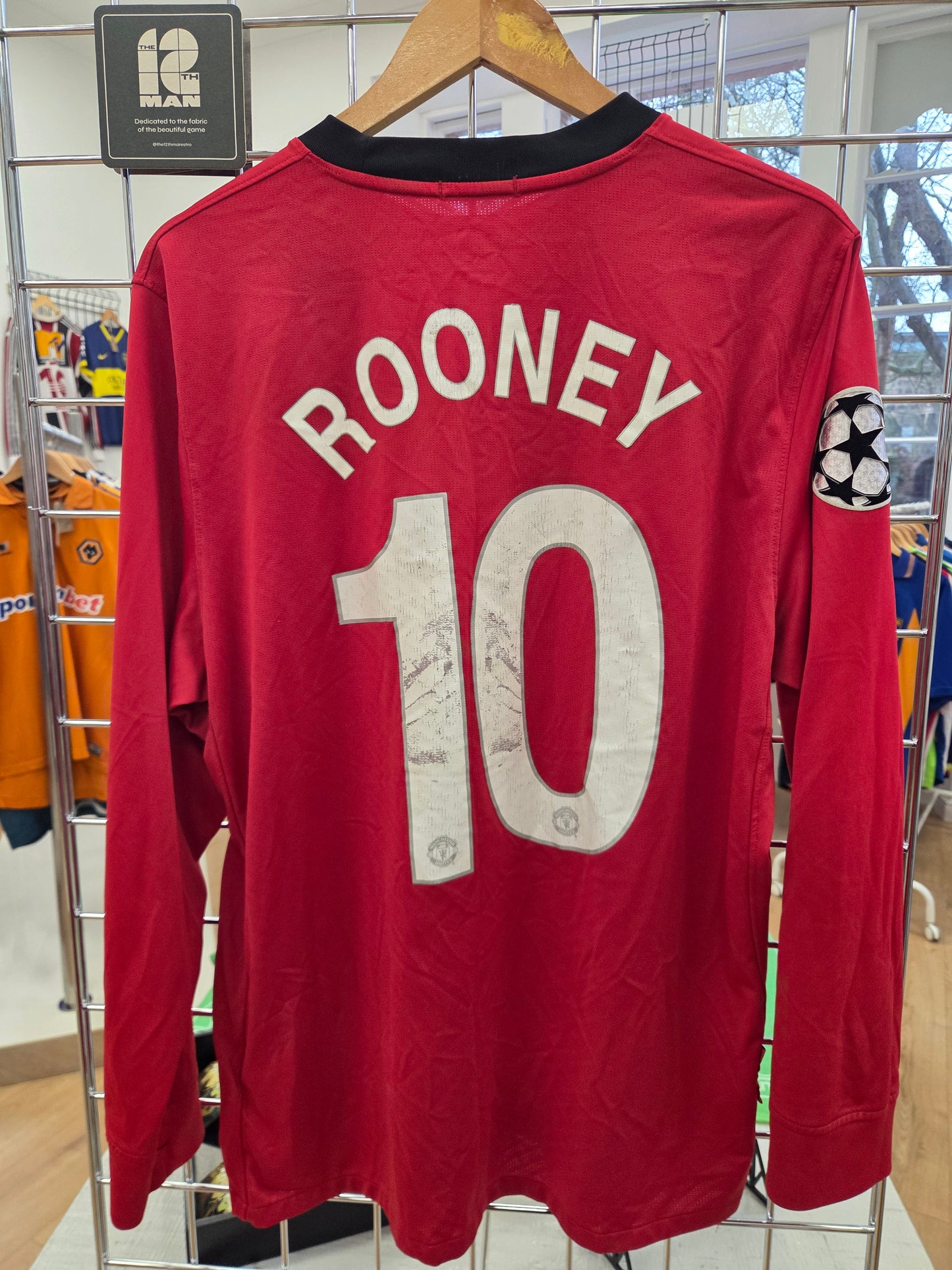 Manchester United 2009/10 'Rooney' Home Shirt Large