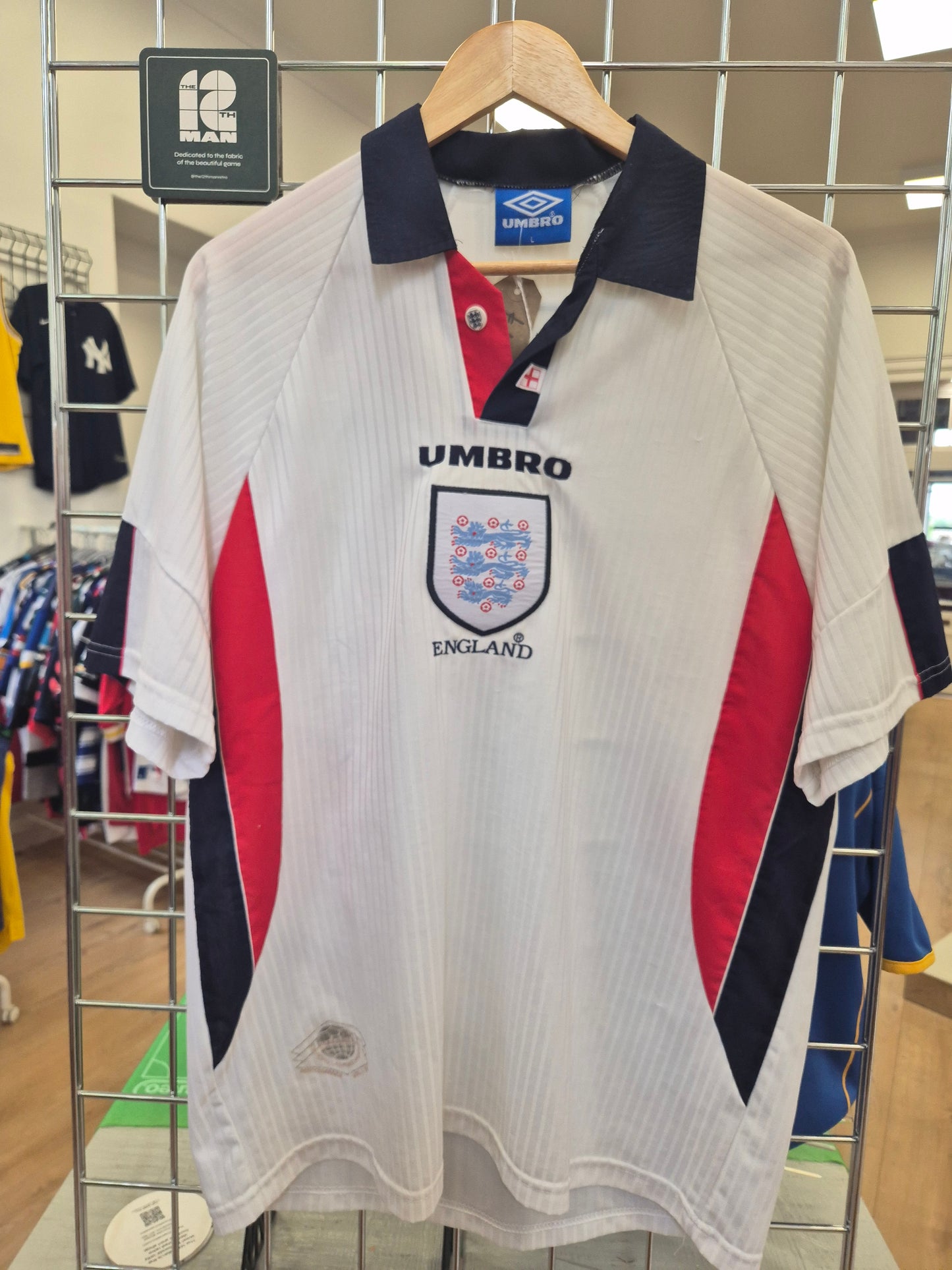 England 1998 Home Shirt Large
