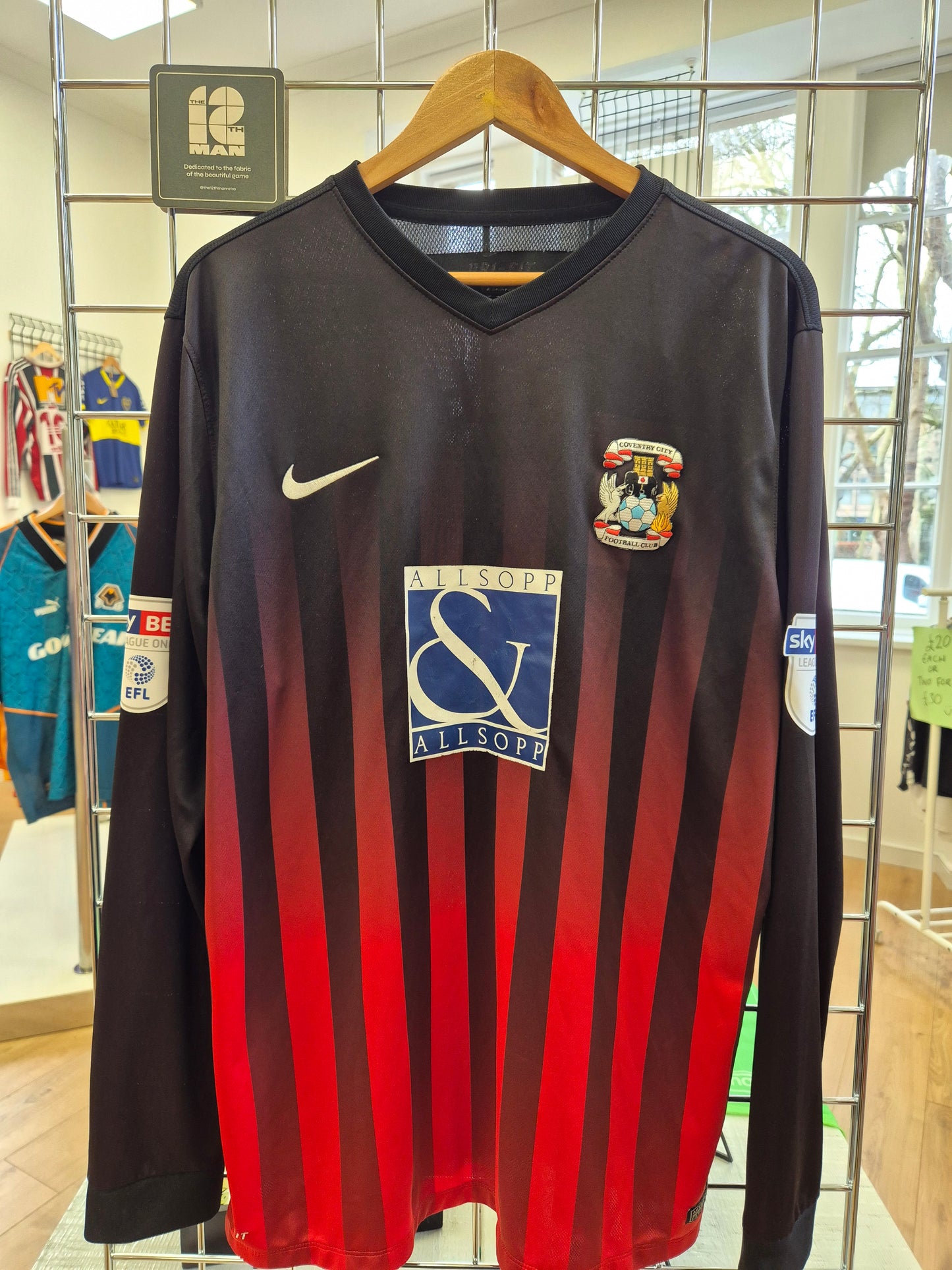 Coventry City 2016/17 'Gadzhev' Away Shirt XXL
