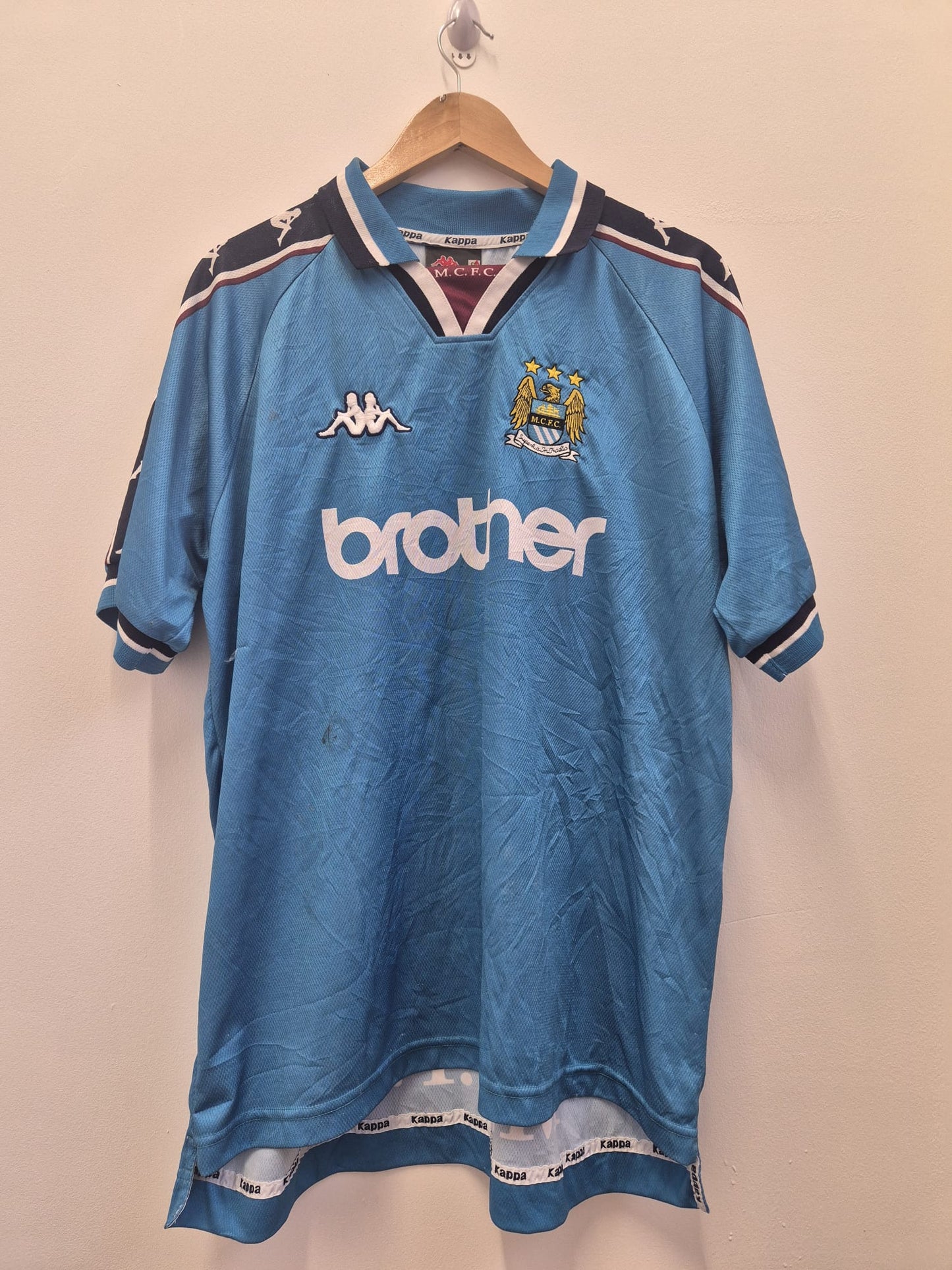 Manchester City 1997/99 Home Shirt Large
