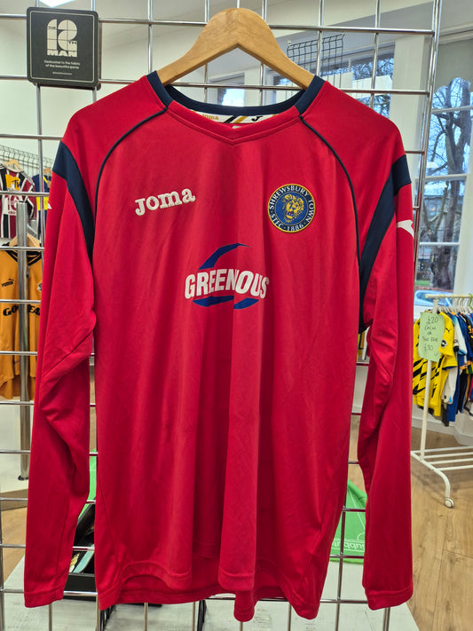 Shrewsbury Town 2010/11 Away Long Sleeve Shirt L