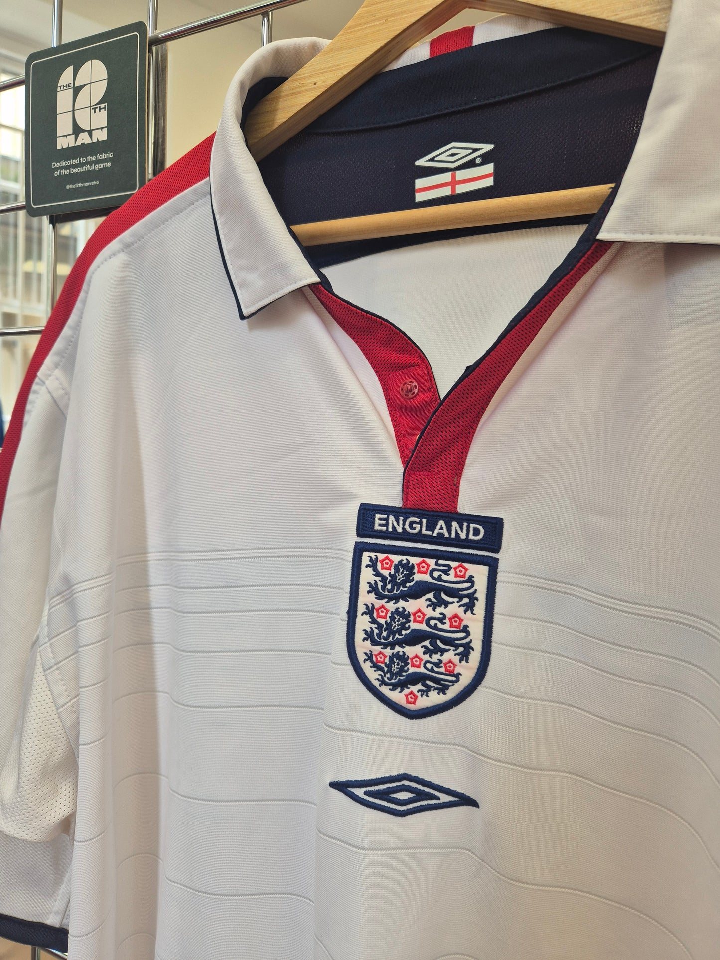 England 2004 Reversible Home Shirt XL